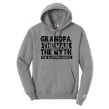 Grandpa Bad Influence Black Hoodie