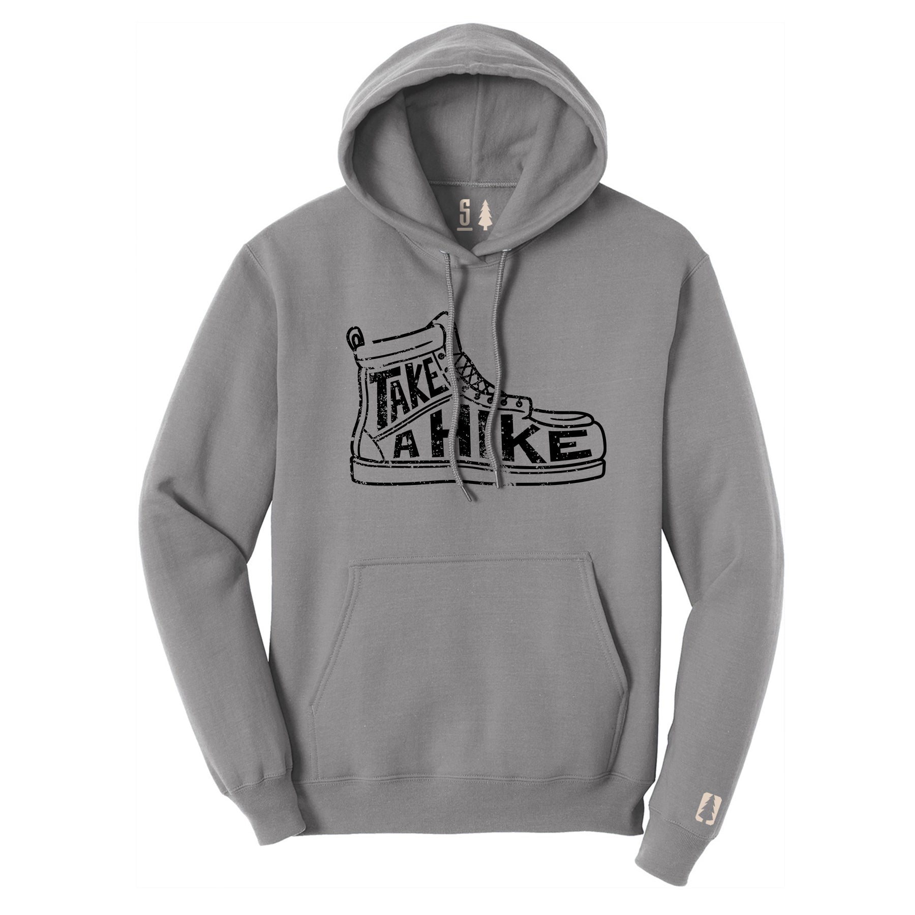 Take A Hike Black Hoodie