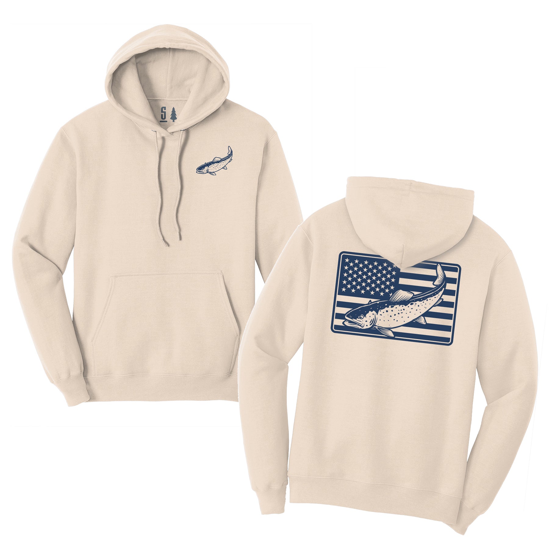 Trout Flag Hoodie