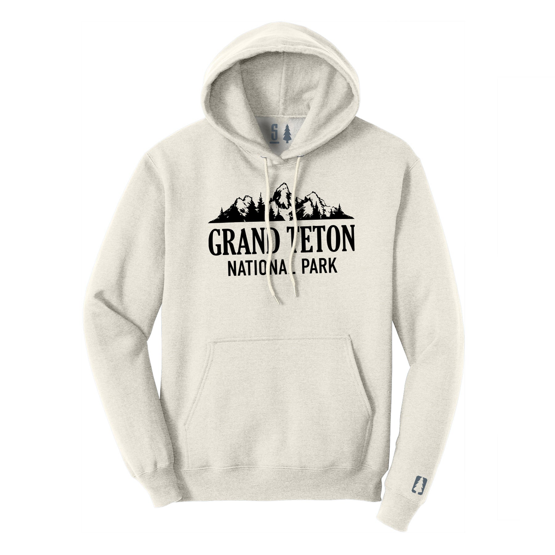 Grand Teton National Park Hoodie Black
