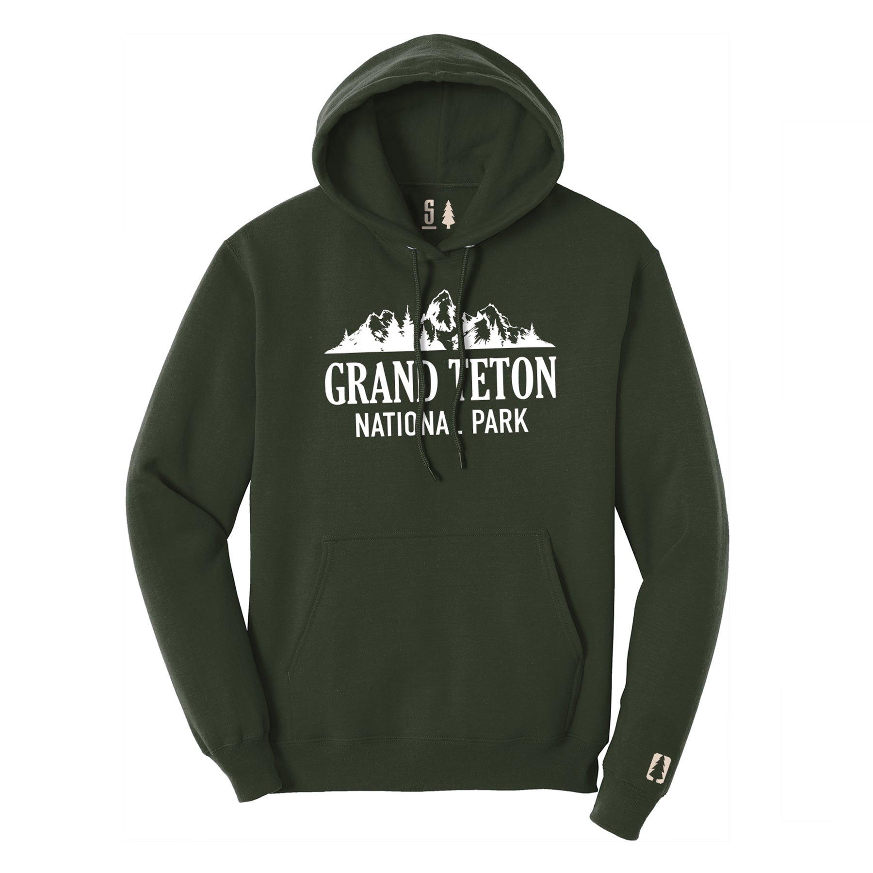 Grand Teton National Park Hoodie White