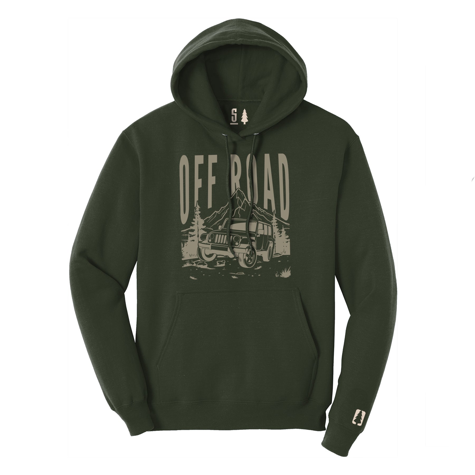 Off Road Tan Hoodie