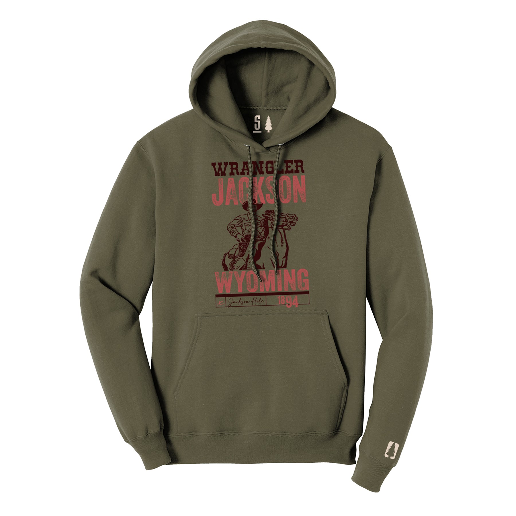 Jackson Wyoming Wrangler Est Hoodie