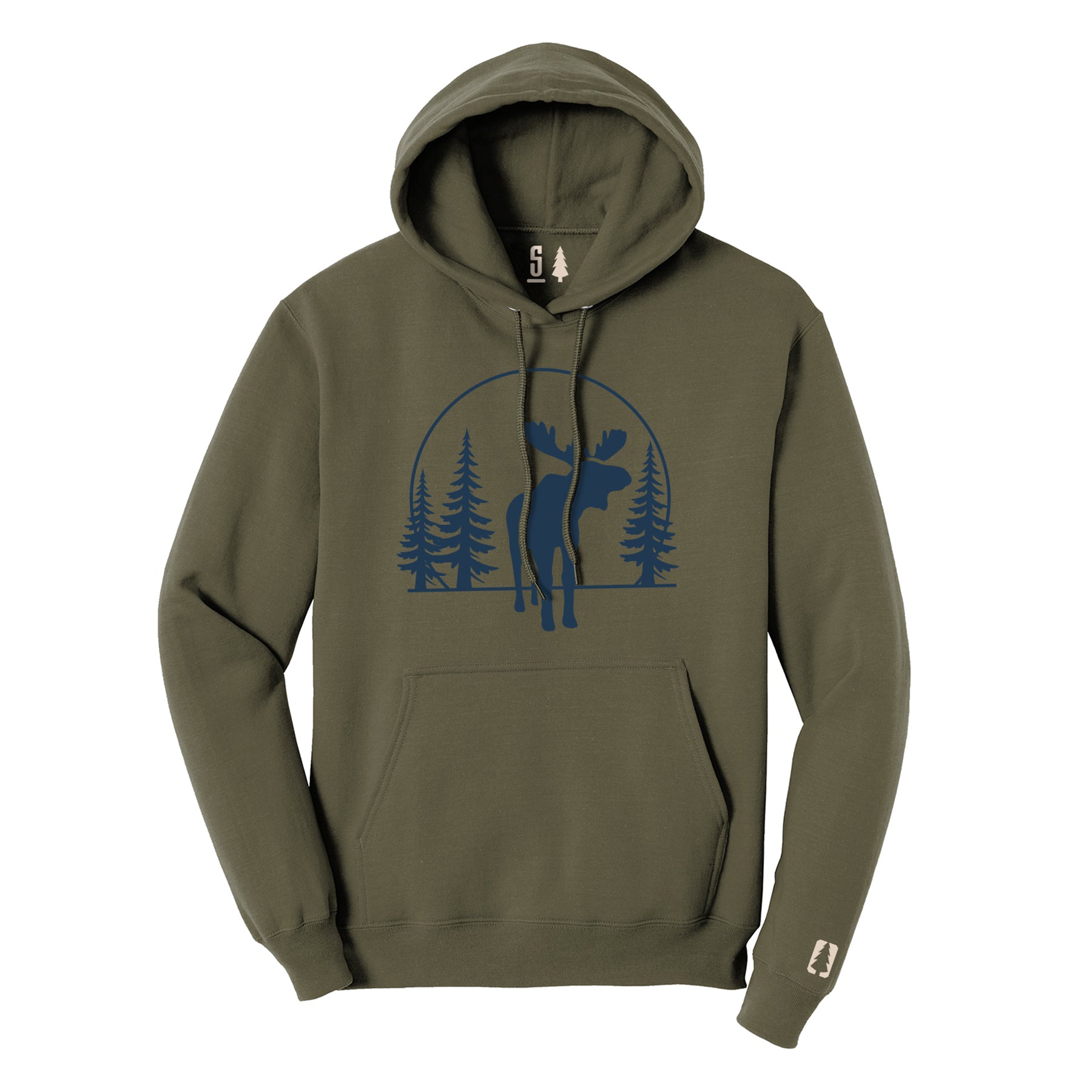 Moose Scene Hoodie