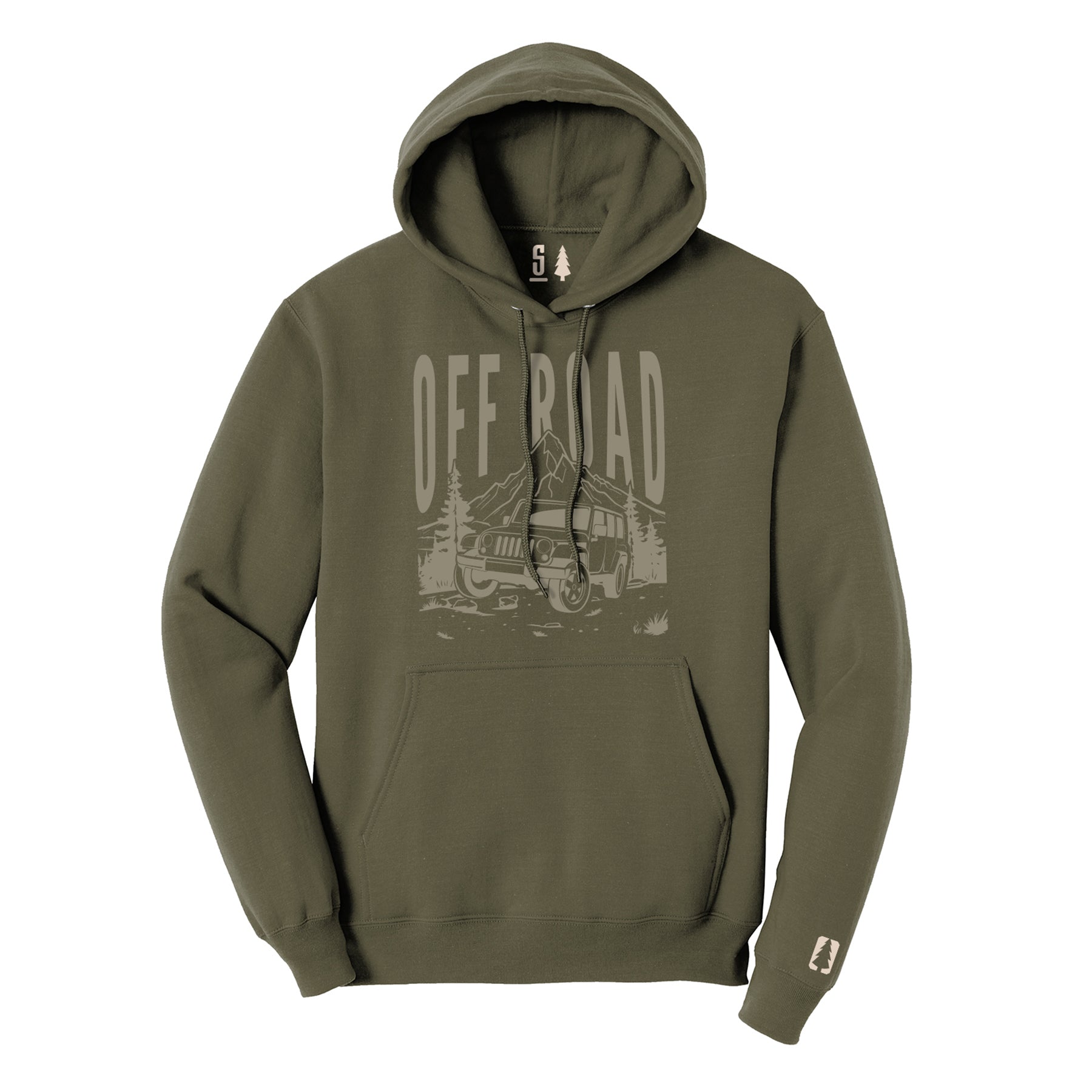 Off Road Tan Hoodie