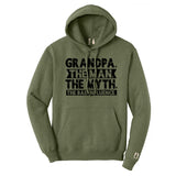 Grandpa Bad Influence Black Hoodie