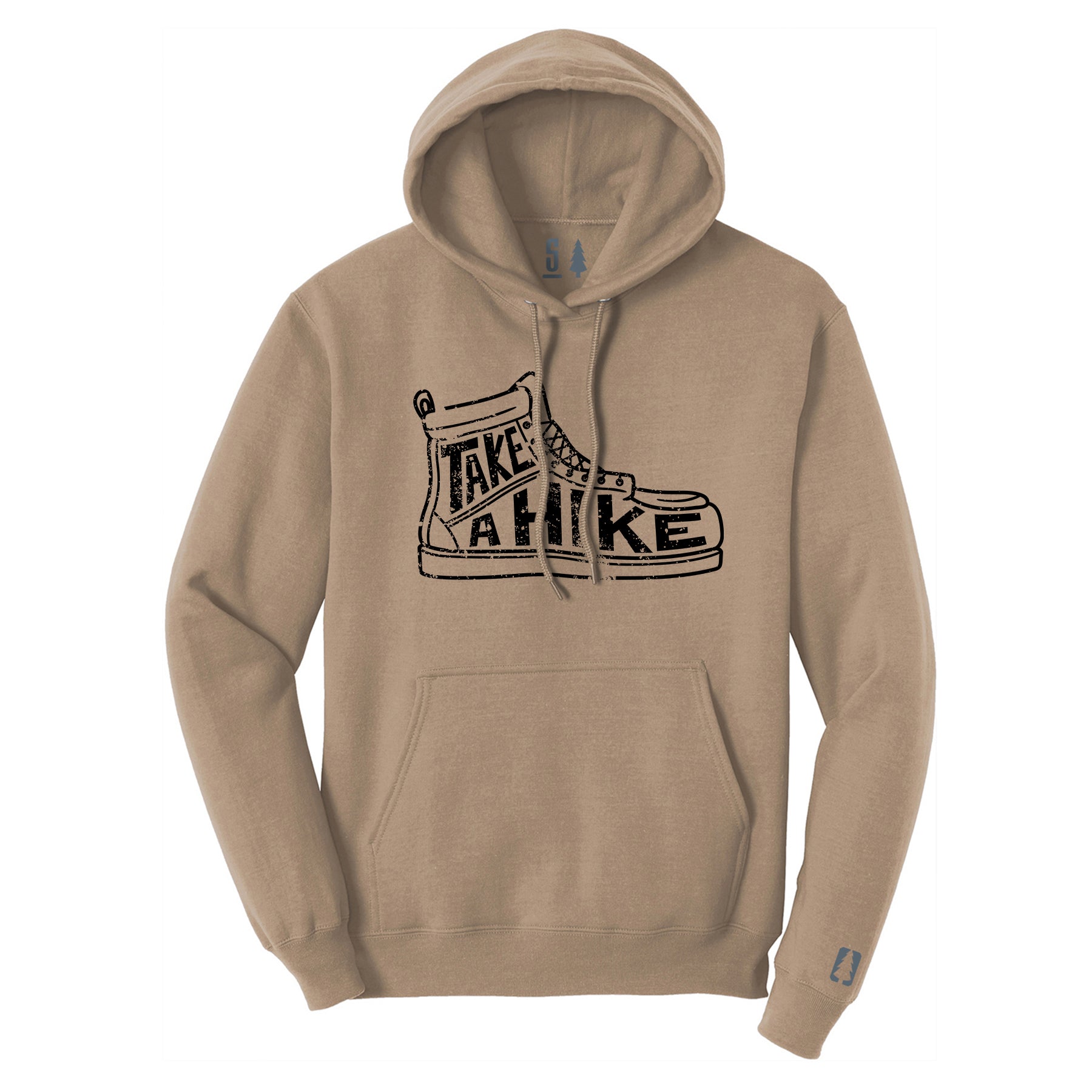 Take A Hike Black Hoodie