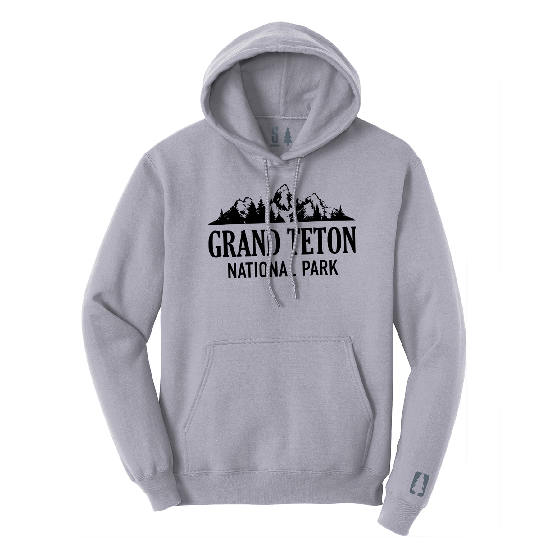 Grand Teton National Park Hoodie Black