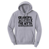 Grandpa Bad Influence Black Hoodie
