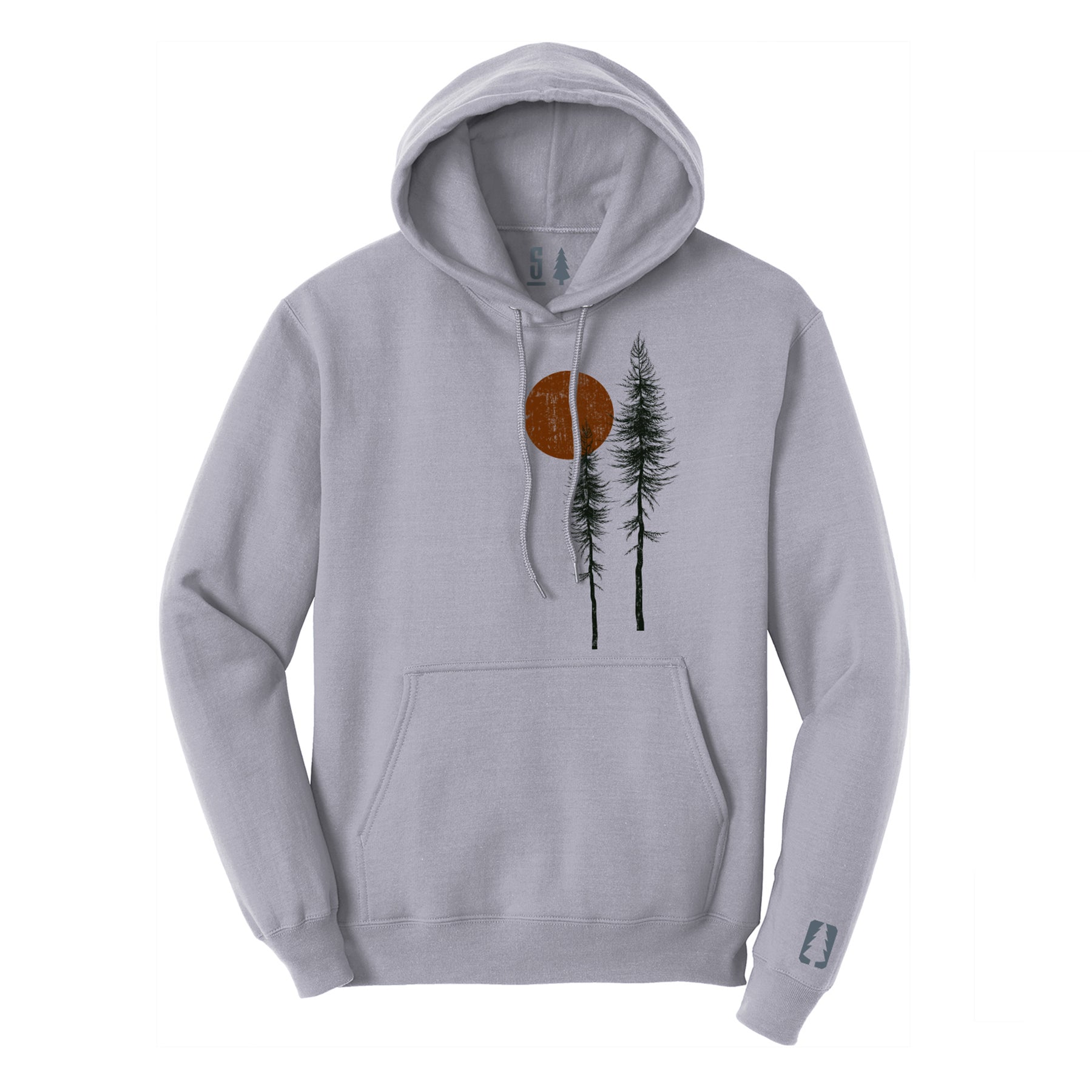 Off Centered Trees Hoodie