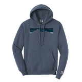 Blue Stripe Mountains Hoodie