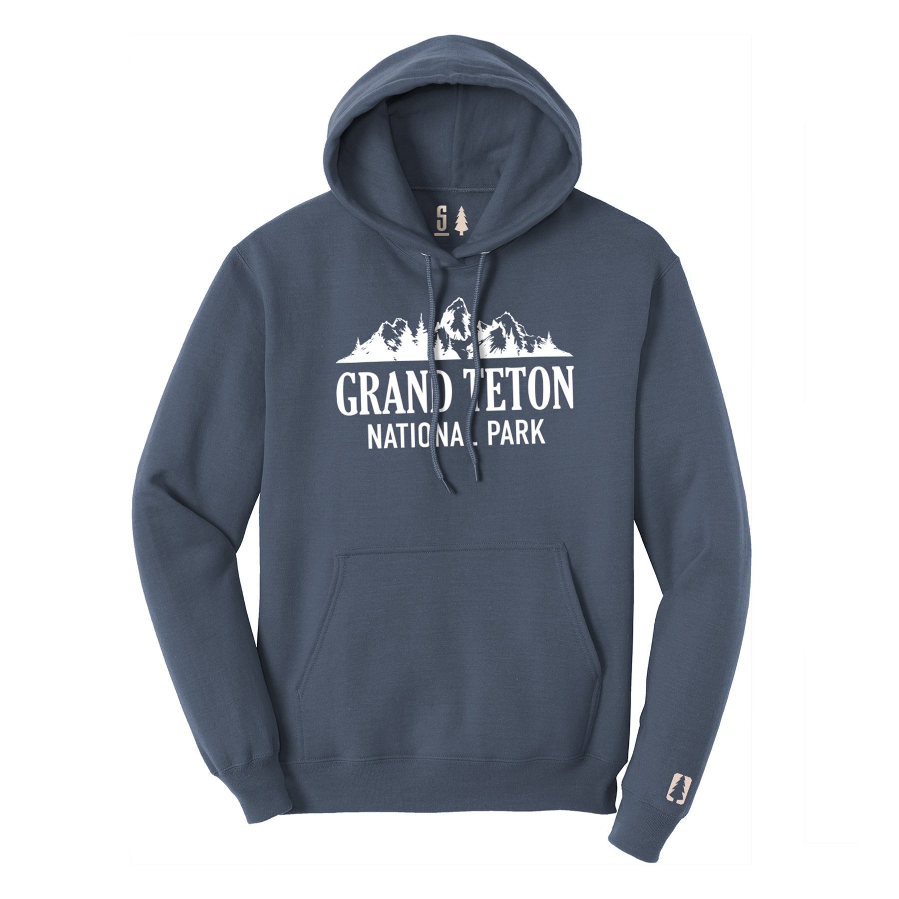 Grand Teton National Park Hoodie White