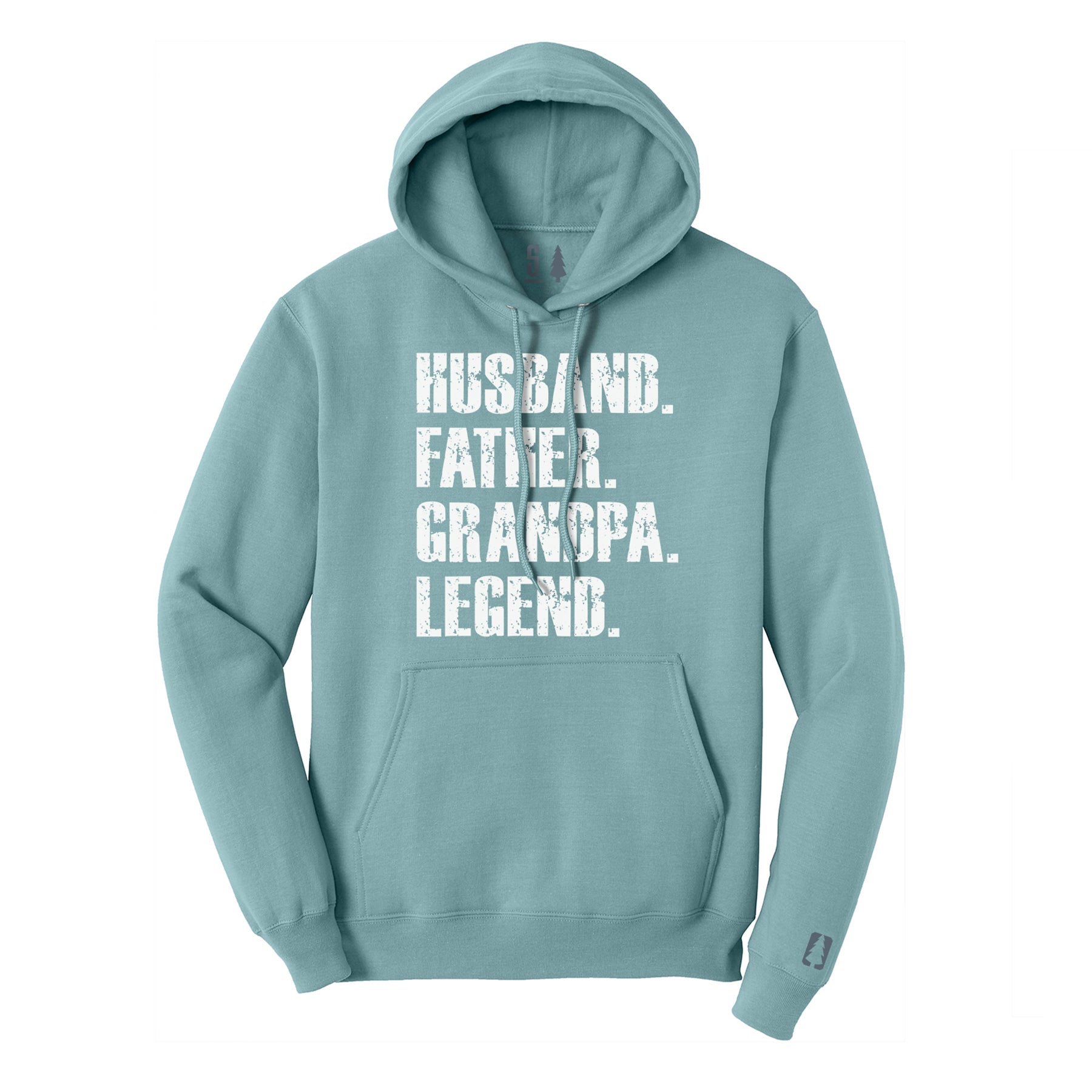 Father Grandpa Legend Hoodie White