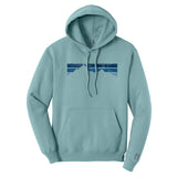 Blue Stripe Mountains Hoodie