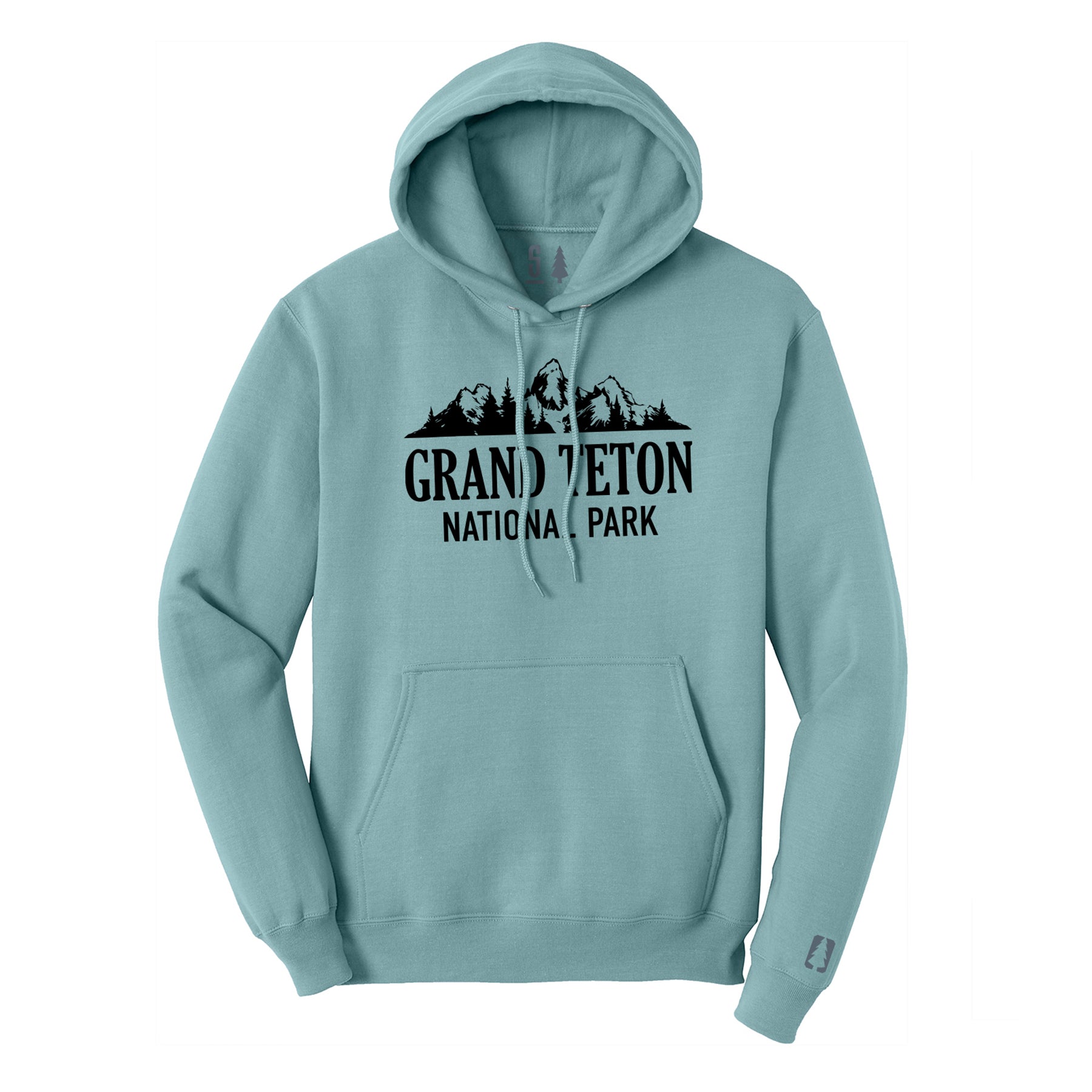 Grand Teton National Park Hoodie Black