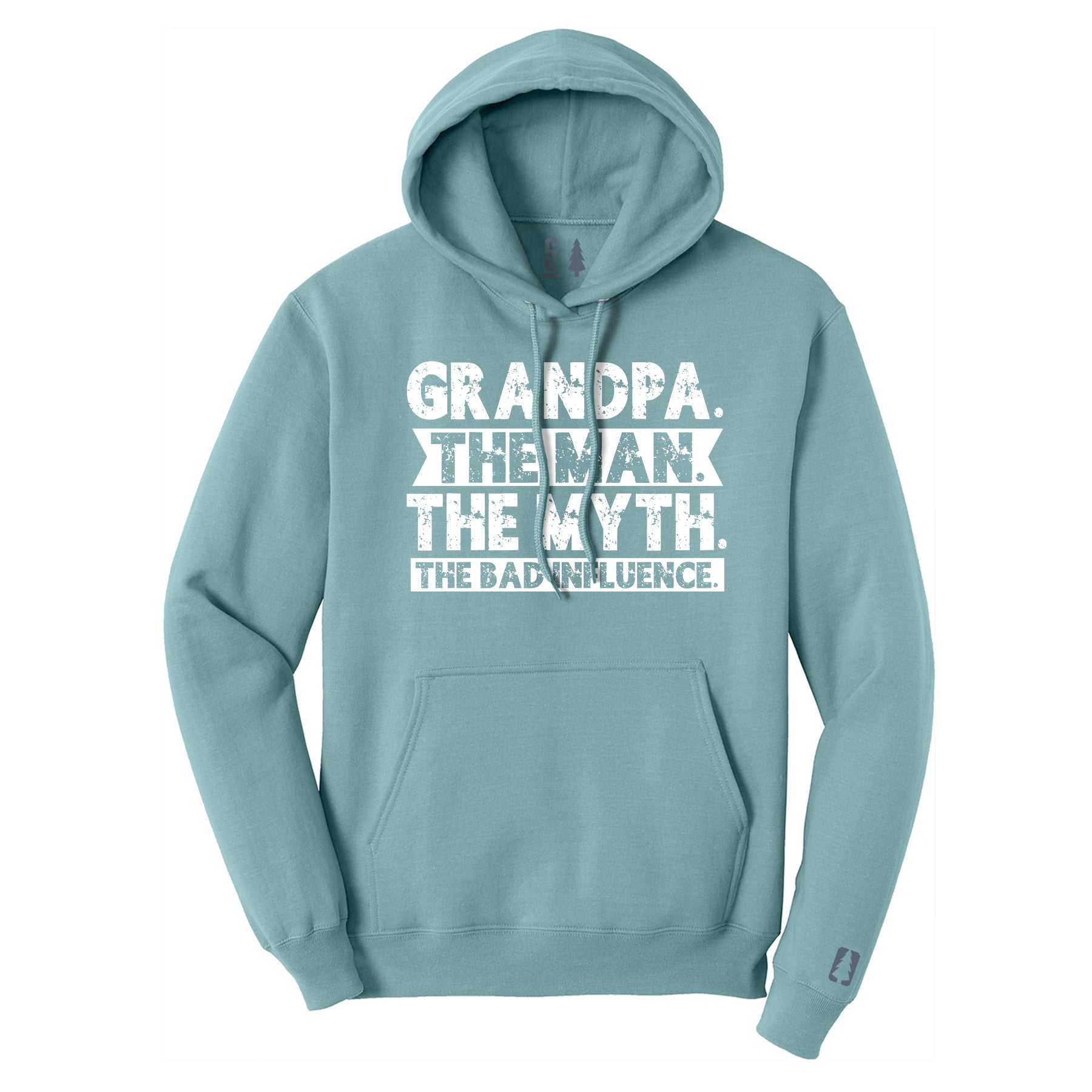 Grandpa Bad Influence White Hoodie
