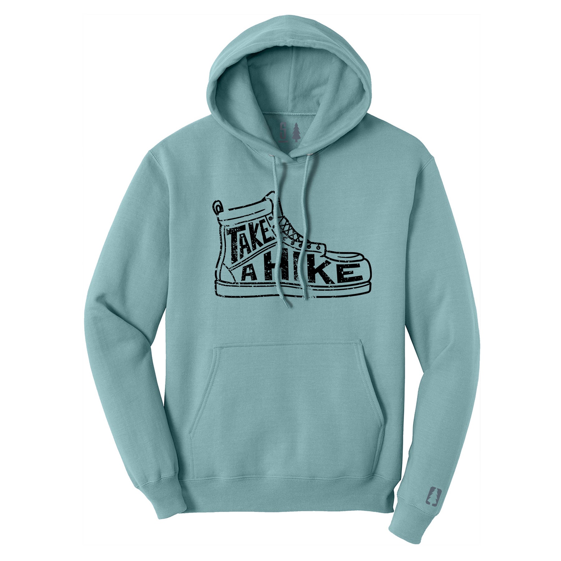 Take A Hike Black Hoodie