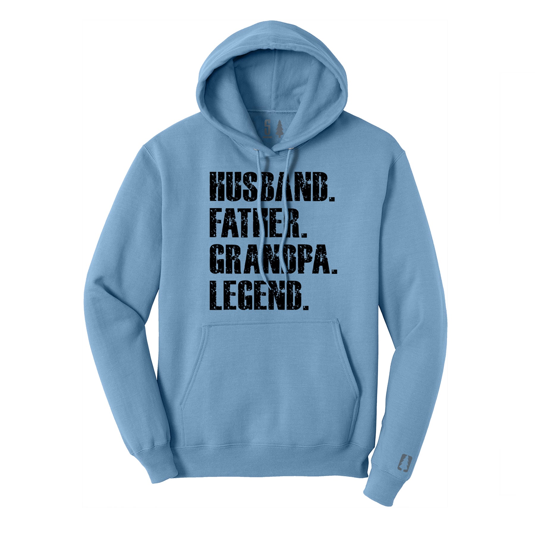 Father Grandpa Legend Hoodie Black