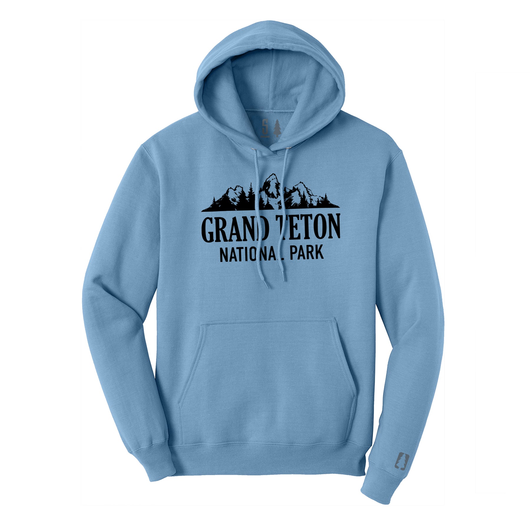 Grand Teton National Park Hoodie Black