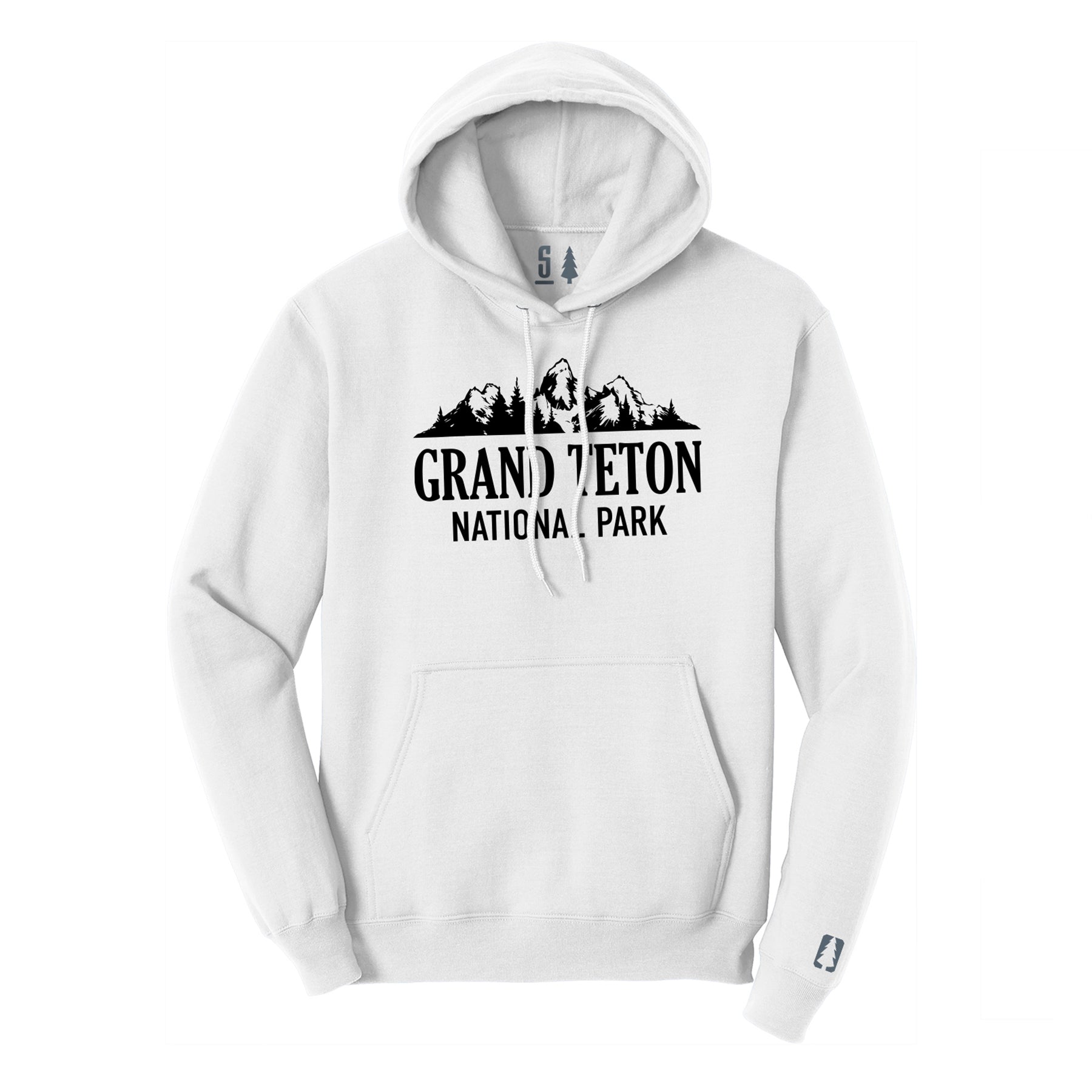 Grand Teton National Park Hoodie Black