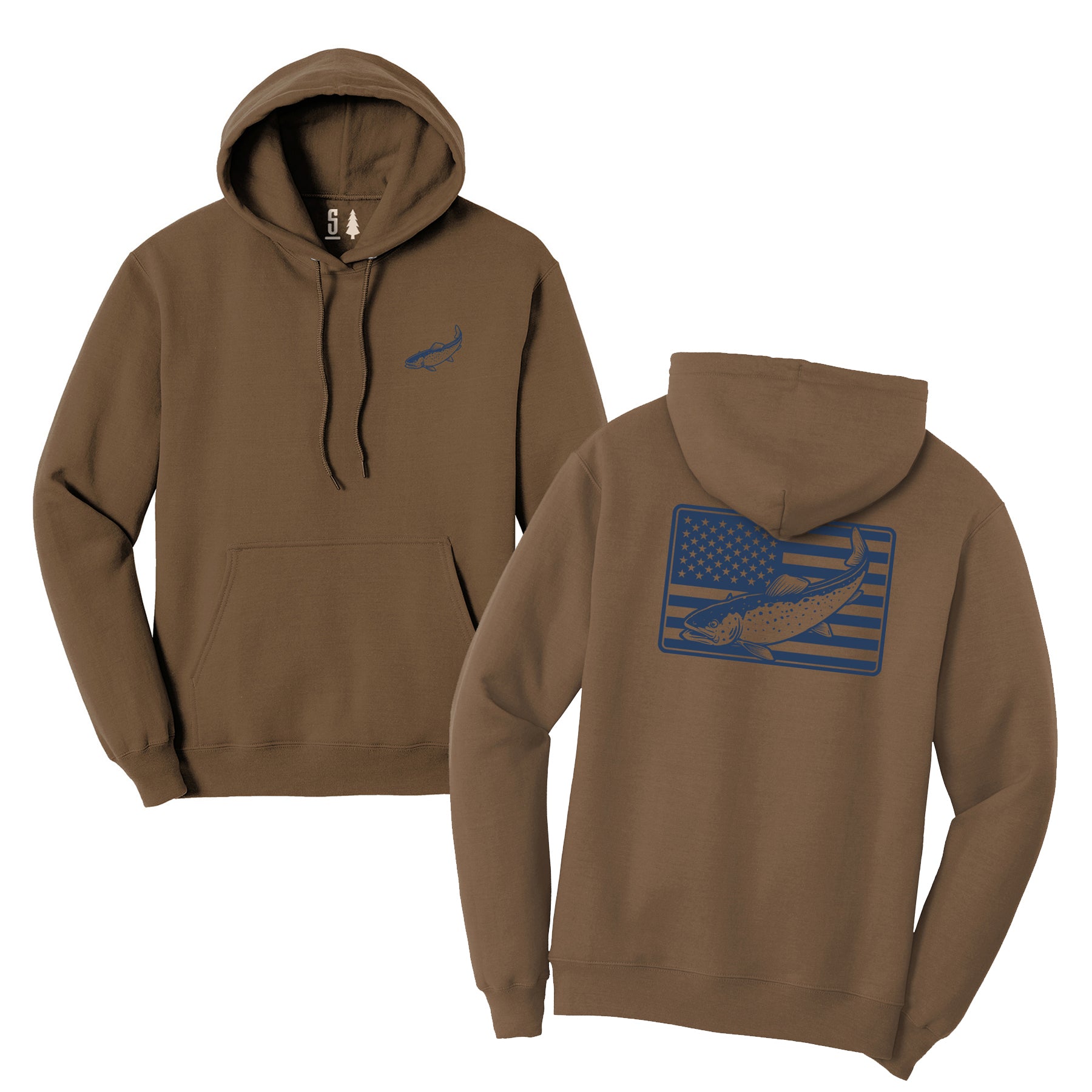 Trout Flag Hoodie