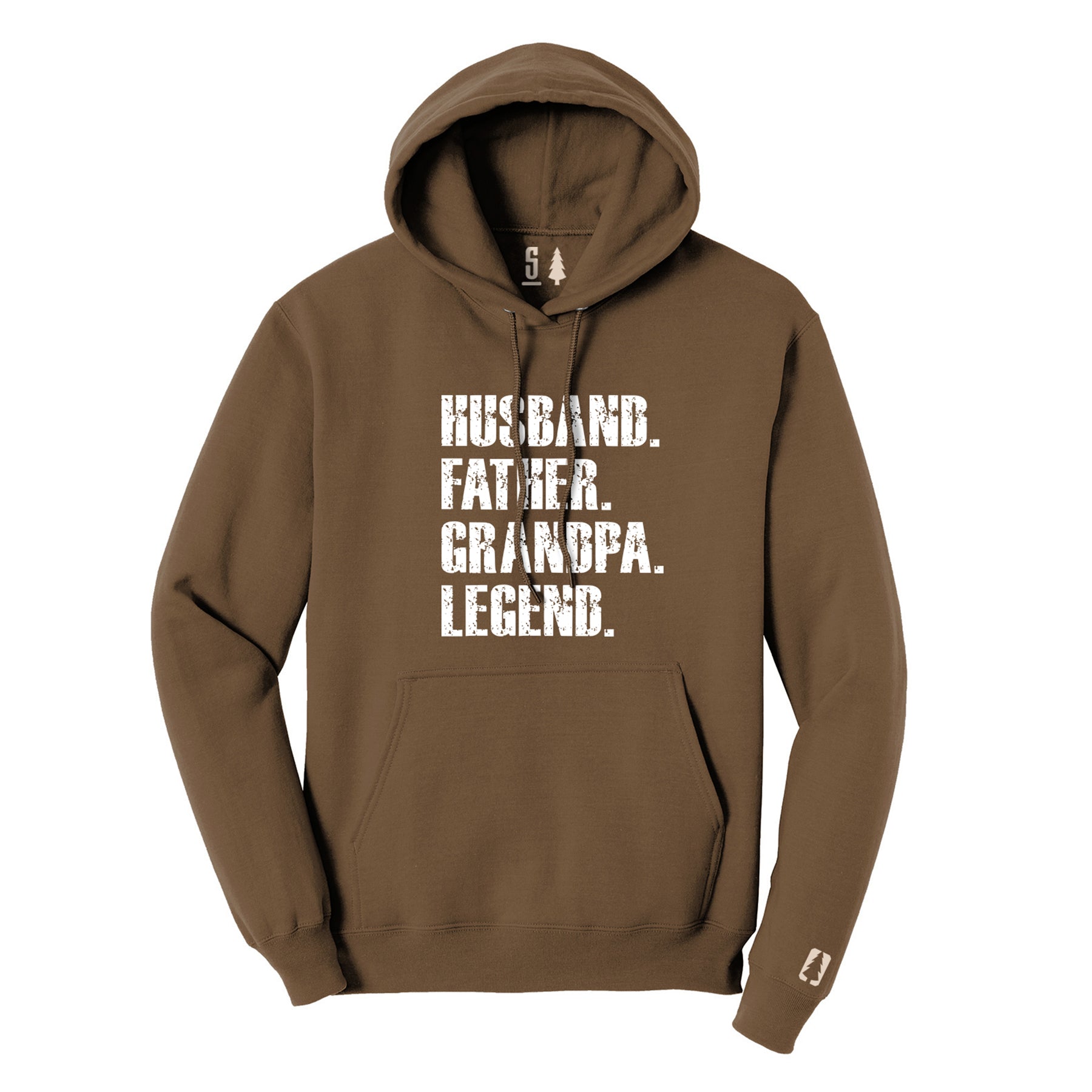 Father Grandpa Legend Hoodie White