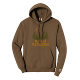 Real Men Pee Outdoors Orange Hoodie