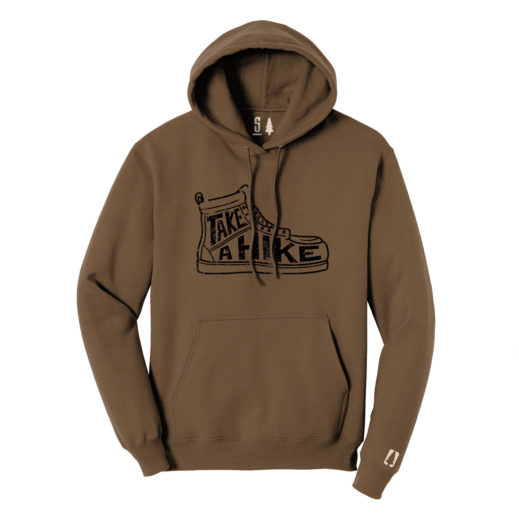 Take A Hike Black Hoodie