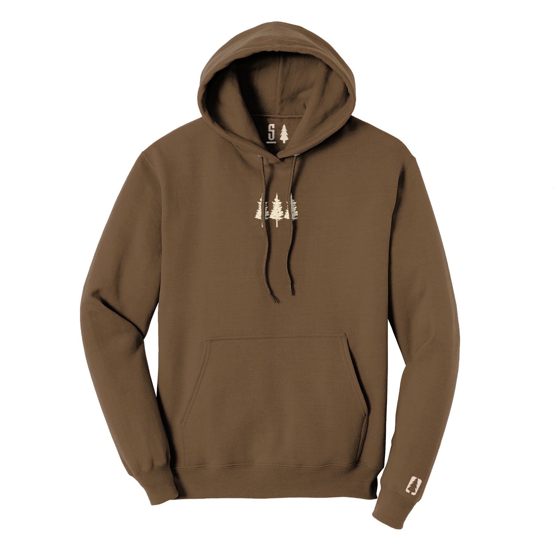 Three Trees Tan Hoodie